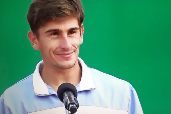 Primo piano di Matteo Arnaldi al Sardegna Open 2026